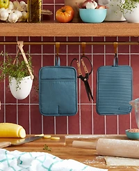 KitchenAid Ribbed Soft Silicone Pot Holder Set, 2 Piece