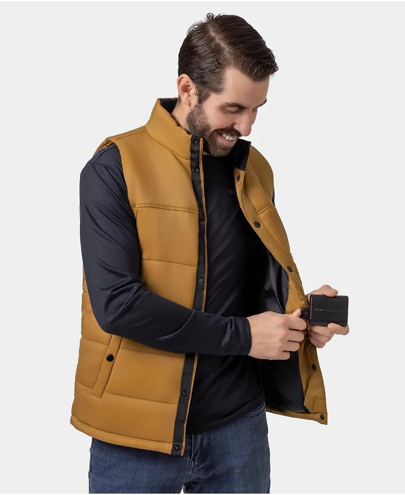 ororo Men's PuffLyte 3-Zone Heated Lightweight Vest