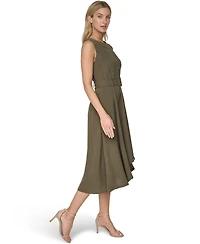 Calvin Klein Women's Crew Neck Midi Dress