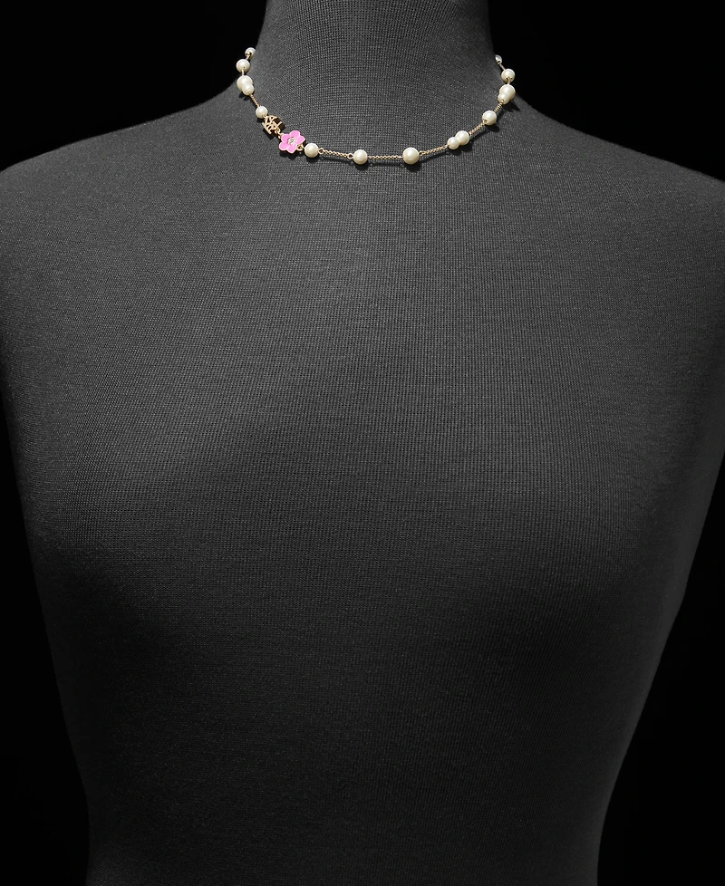 Karl Lagerfeld Paris Imitation Pearl Collar Necklace