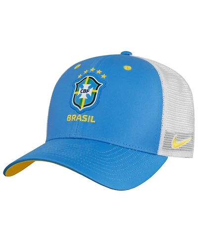 Nike Men's Blue Brazil National Team Rise Trucker Adjustable Hat