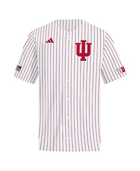 Adidas Men's White Indiana Hoosiers Home Replica Baseball Jersey