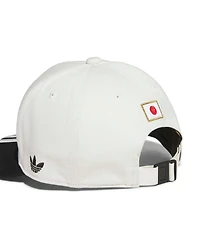 Adidas Men's and Women's White Japan National Team Pinched Crown Adjustable Hat