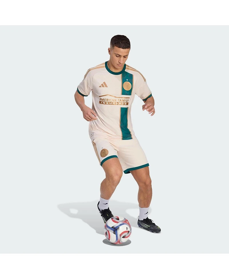 Adidas Men's Beige Atlanta United Fc 2026 On-Field Authentic Shorts