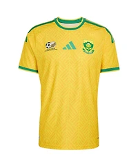 Adidas Men's Yellow South Africa National Team Home On-Field Authentic Jersey