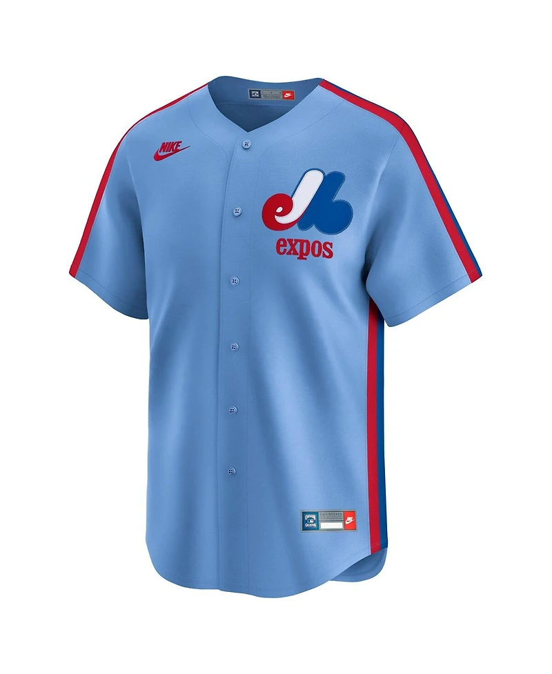 Nike Men's Light Blue Montreal Expos Cooperstown Collection Limited Jersey