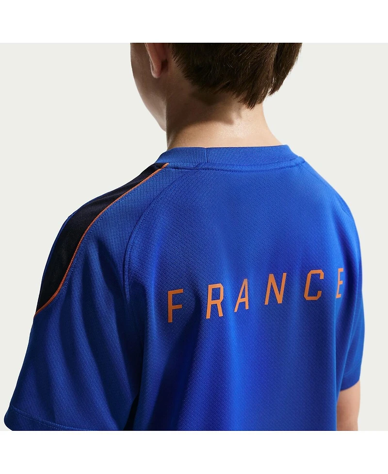 Nike Big Boys and Girls Royal France National Team 2026 Strike Dri-fit Top