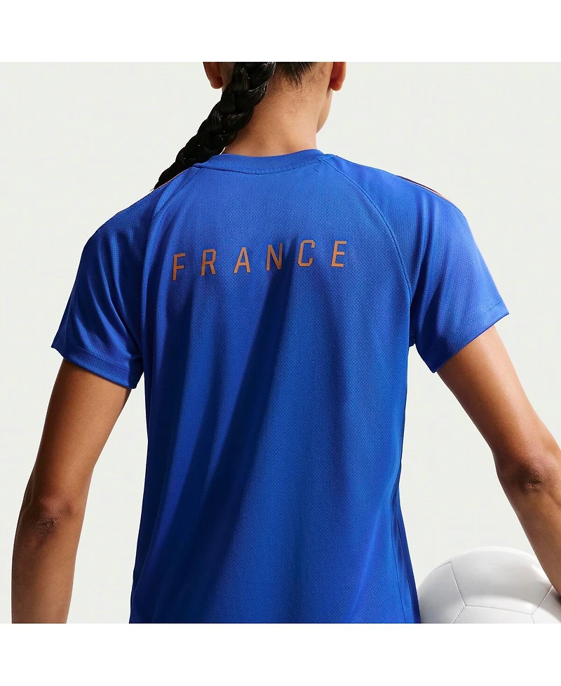 Nike Women's Blue France National Team 2026 Strike Dri-fit Top