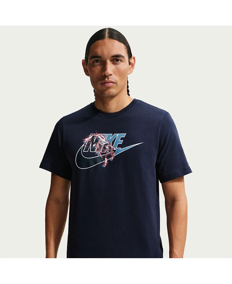 Nike Men's Navy England National Team Futura T-Shirt