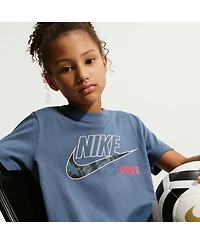 Nike Big Boys and Girls Blue Usmnt Futura T-Shirt