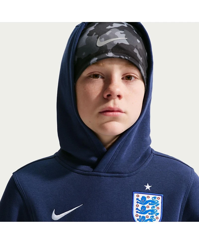 Nike Big Boys and Girls Navy England National Team Club Hoodie