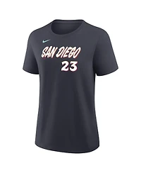 Nike Women's Fernando Tatis Jr. Obsidian San Diego Padres 2026 City Connect Name Number T-Shirt