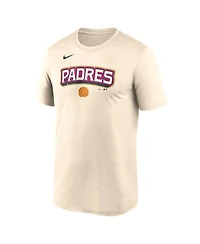 Nike Men's Cream San Diego Padres 2026 City Connect Team Phrase Script Dri-fit T-Shirt
