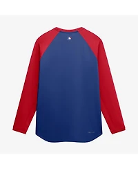 Nike Men's Royal Philadelphia Phillies Authentic Collection Raglan Dri-fit Sweatshirt