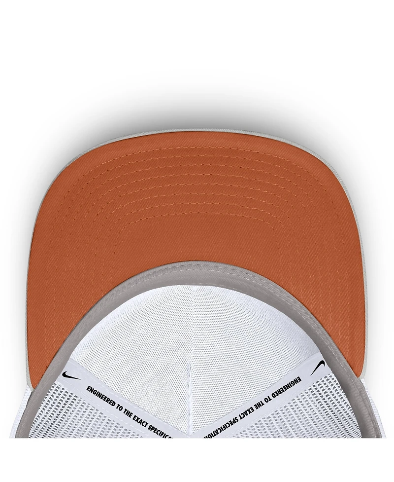 Nike Men's and Women's Gray Texas Longhorns 2026 Basketball Refresh 5-Panel Rise Trucker Hat