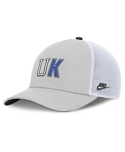 Nike Men's and Women's Gray Kentucky Wildcats 2026 Basketball Refresh 5-Panel Rise Trucker Hat