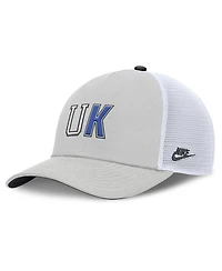 Nike Men's and Women's Gray Kentucky Wildcats 2026 Basketball Refresh 5-Panel Rise Trucker Hat