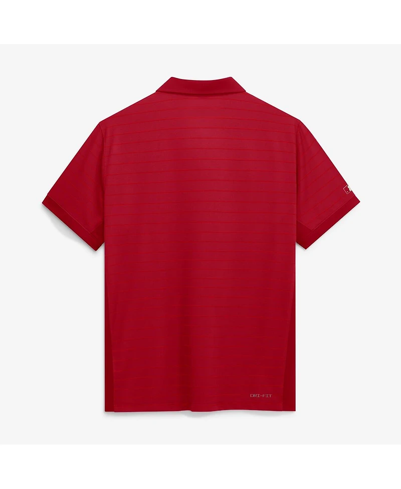 Nike Men's Red Texas Rangers 2026 City Connect Authentic Collection Striped Victory Dri-fit Polo Shirt