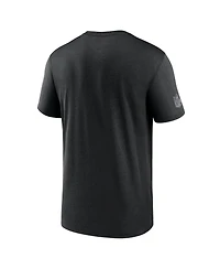 Nike Men's Black Pittsburgh Steelers Sideline Lead The Charge Legend Dri-fit T-Shirt