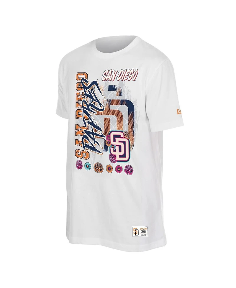 New Era Men's White San Diego Padres 2026 City Connect Photo Real T-Shirt
