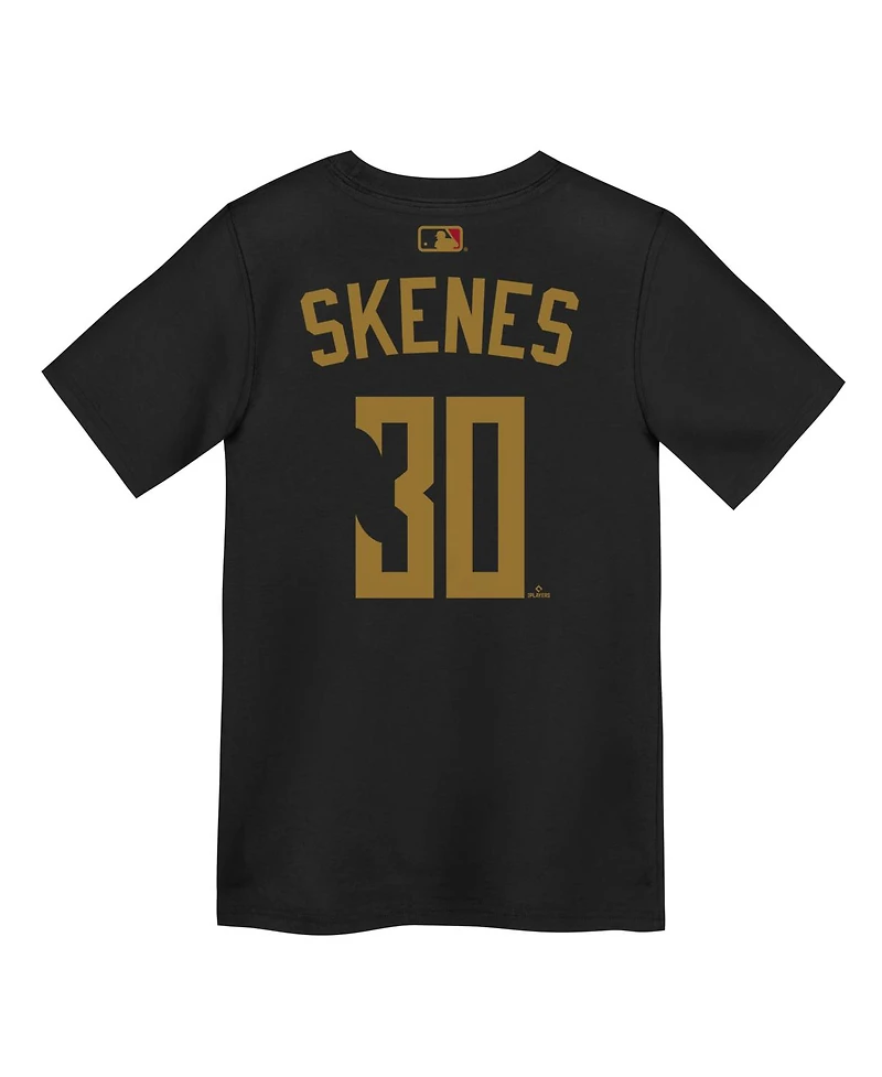 Nike Preschool Paul Skenes Black Pittsburgh Pirates 2026 City Connect Name Number T-Shirt