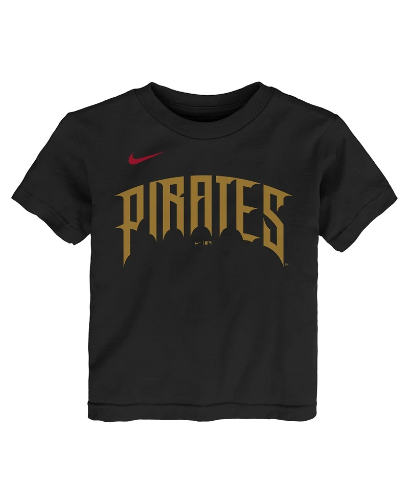 Nike Toddler Paul Skenes Black Pittsburgh Pirates 2026 City Connect Name Number T-Shirt