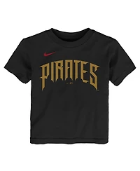 Nike Toddler Paul Skenes Black Pittsburgh Pirates 2026 City Connect Name Number T-Shirt