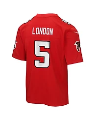 Nike Big Boys and Girls Drake London Red Atlanta Falcons Game Jersey