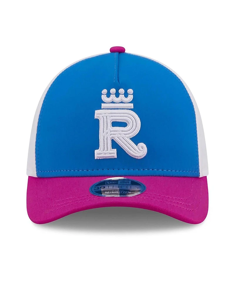 New Era Men's Blue/Purple Kansas City Royals 2026 Connect M-Crown A-Frame 39THIRTY Flex Hat