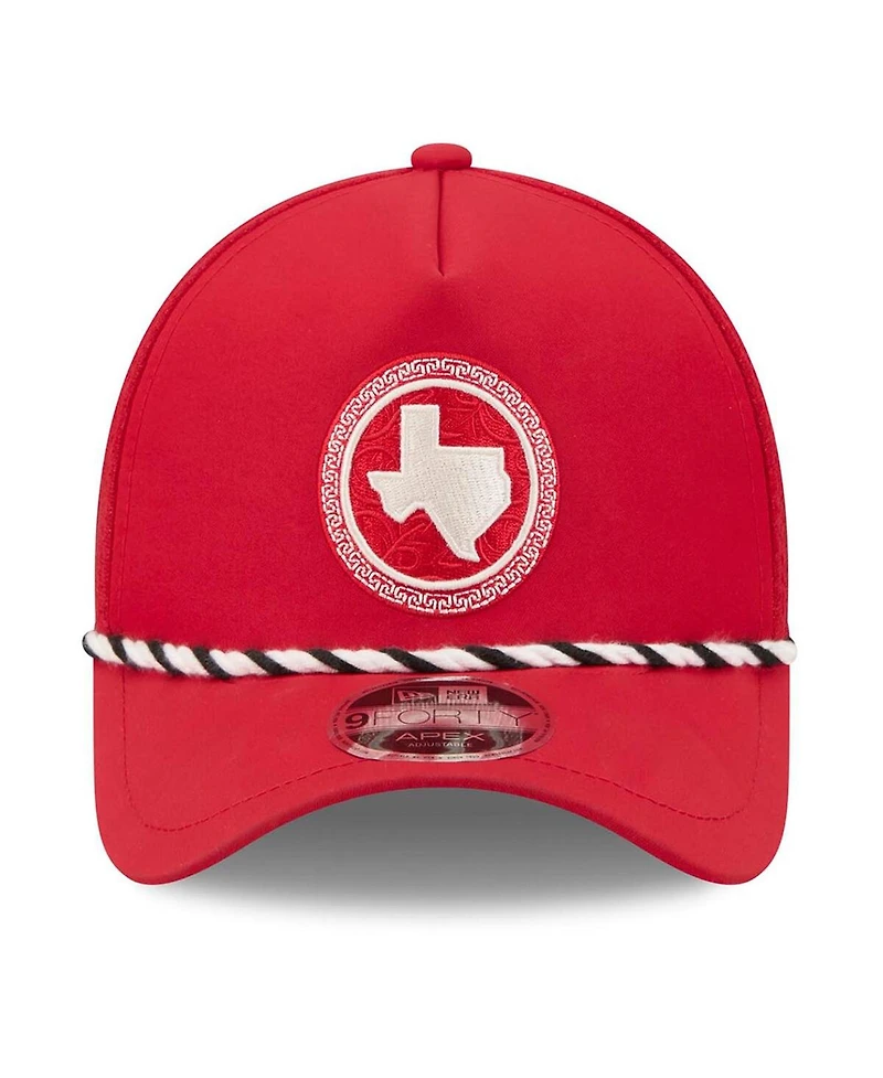 New Era Men's Red Texas Rangers 2026 City Connect Apex 9FORTY Adjustable Hat