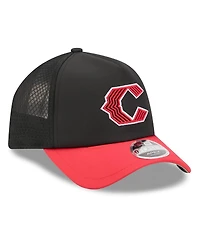 New Era Men's Black/Red Cincinnati Reds 2026 City Connect Apex 9FORTY Adjustable Hat