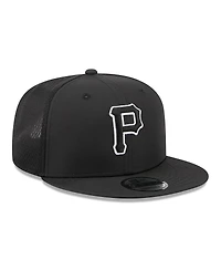 New Era Men's Black Pittsburgh Pirates 2026 Batting Practice 9FIFTY Snapback Hat