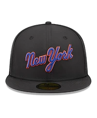 New Era Men's Black York Mets 2026 Batting Practice 59FIFTY Fitted Hat