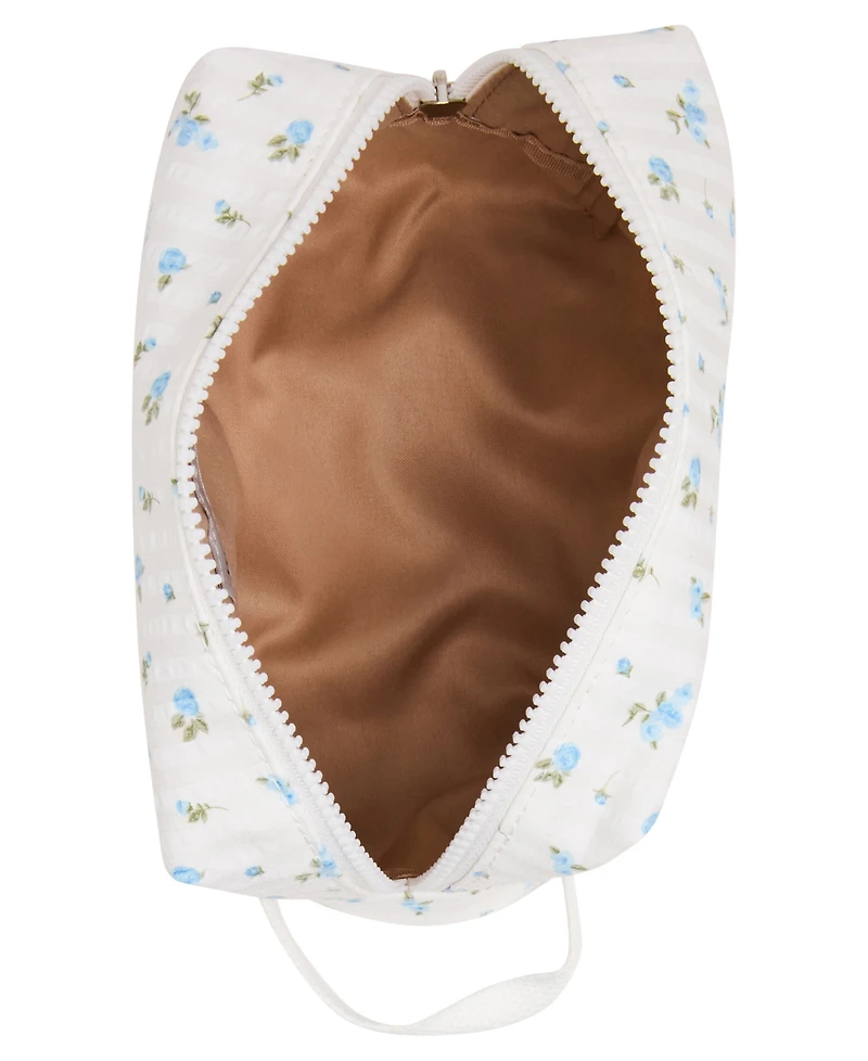 Madden Girl Eddiess Seersucker Mini Zipper Wallet