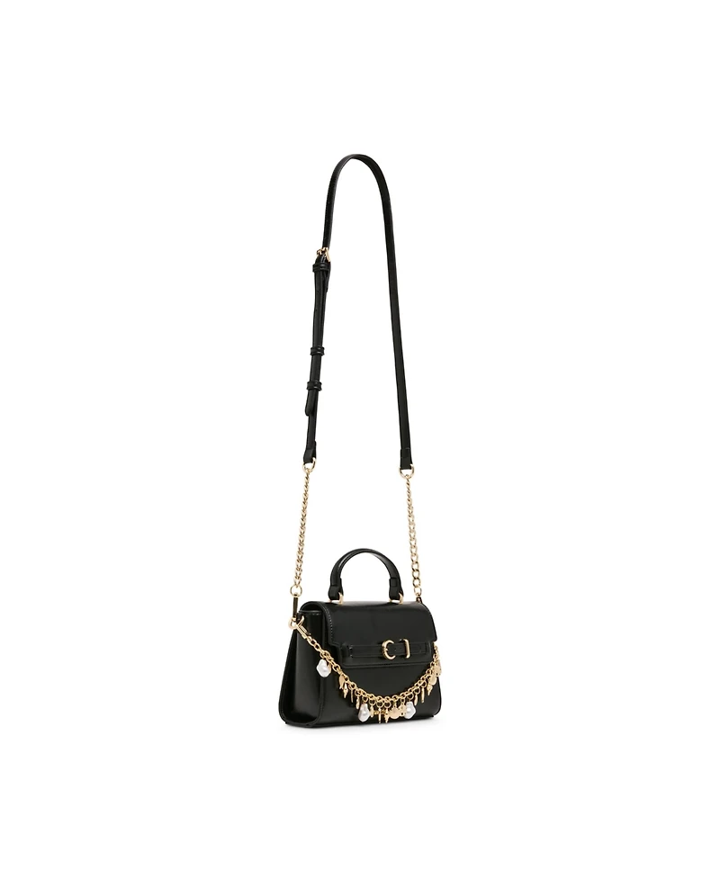 Madden Girl Shell Small Magnetic Snap Satchel Handbag