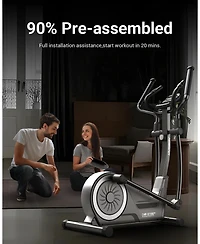 Harison Elliptical Machine for Home, 350 Lbs Capacity, 16-Level Magnetic Resistance (Hrm-E1190)