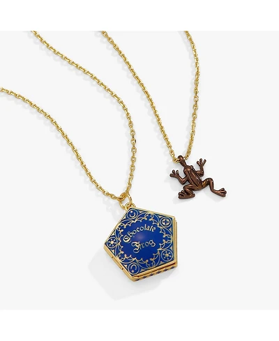 Alex and Ani Harry Potter Chocolate Frog Necklace Set of 2