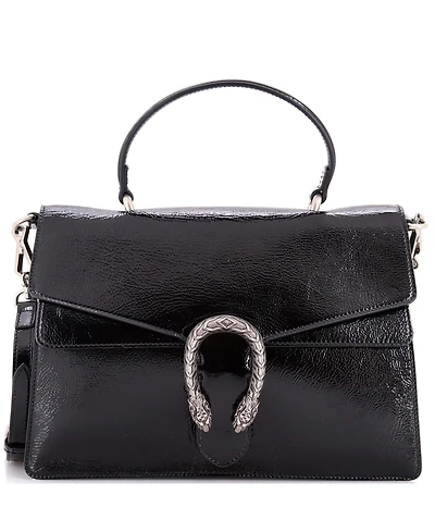 Pre-Owned Gucci Medium Dionysus Convertible Top Handle Bag Patent
