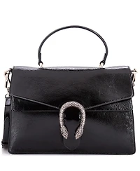 Pre-Owned Gucci Medium Dionysus Convertible Top Handle Bag Patent