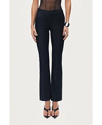 Nocturne Women's High-Rise Tailored Straight-Leg Pants
