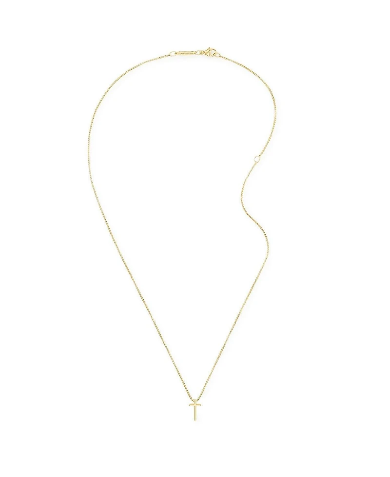 Alex and Ani Cross Necklace, 14 Kt Gold Plated