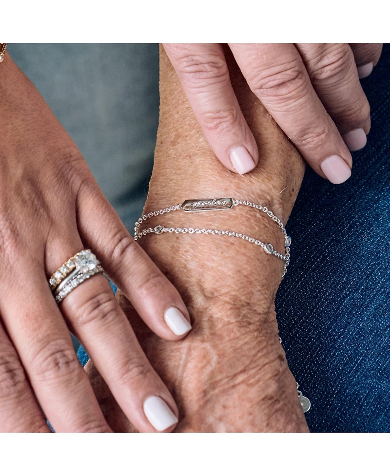 Alex and Ani Grandma Infinity Chain Double Strand Bracelet