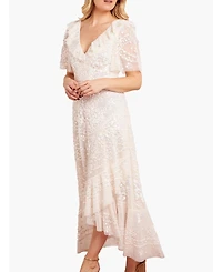 Needle & Thread Women's Anais Sequin Frill Ankle Gown