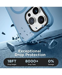 Gonez Magnetic for iPhone 15 Pro Max Case,Compatible with MagSafe Slim Translucent Matte Back Shockproof Phone Protective Case
