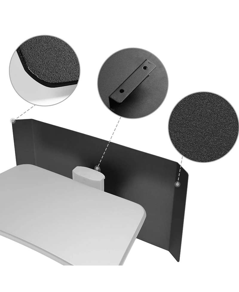 InstaHibit 25"x14" Front Panel for Mobile Lectern Podium Stand Pc Mobile Cart