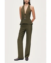 Nocturne Women's Straight-Leg Tailored Pants