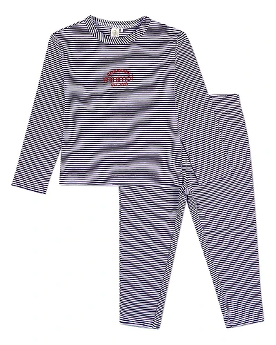 MeMoi Baby Girls 2 Piece "Generation MiniMoi" Mini-Stripe Cotton-Rich Lounge Set