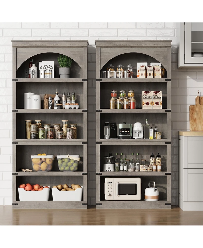 gaomon 68.7" Tall Bookshelf, 5-Tier Floor Standing Bookcase