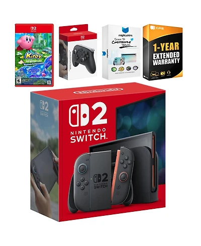 Nintendo Switch 2 Console with Kirby the Forgotten Land, Pro Controller