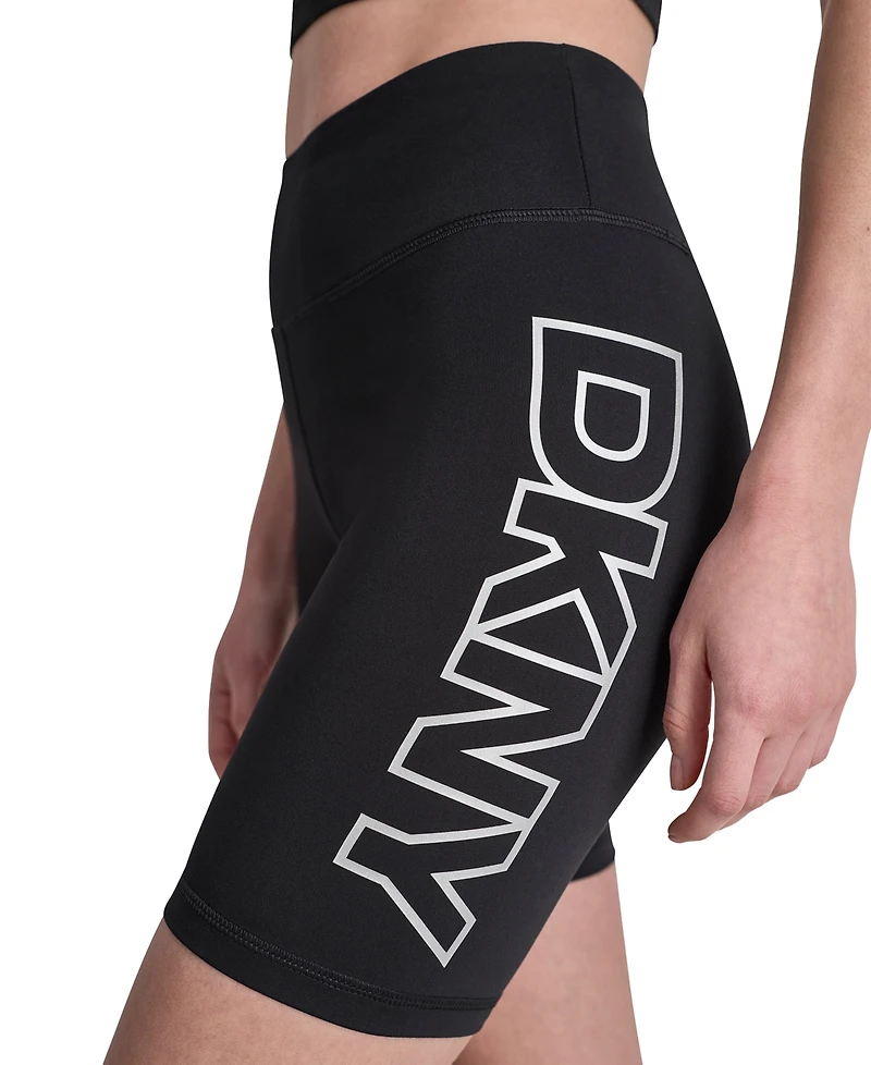 Dkny Sport Women's High-Waist Bike Shorts